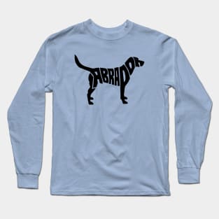 Labrador black Long Sleeve T-Shirt